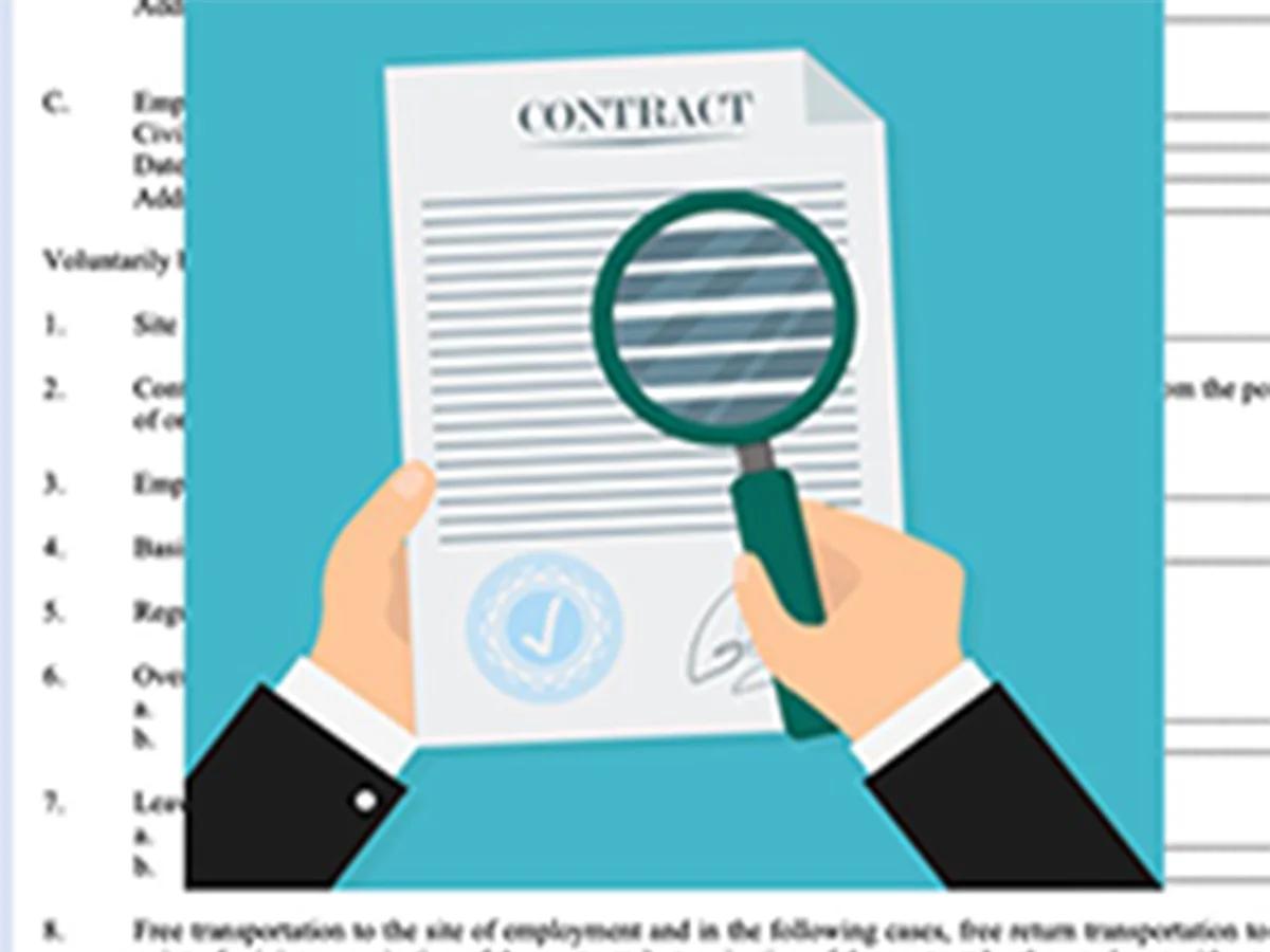 Contract Verification Image